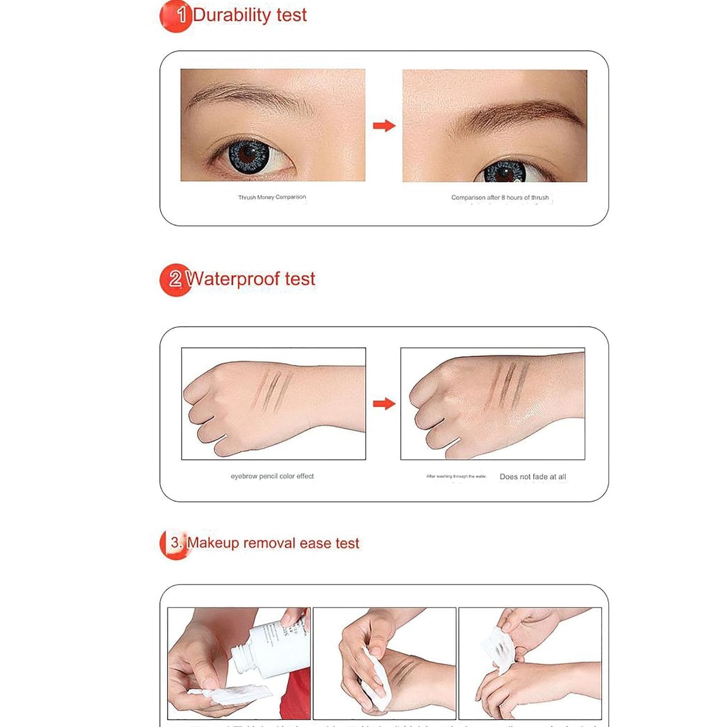 Precision Waterproof Eyebrow Contouring Pen